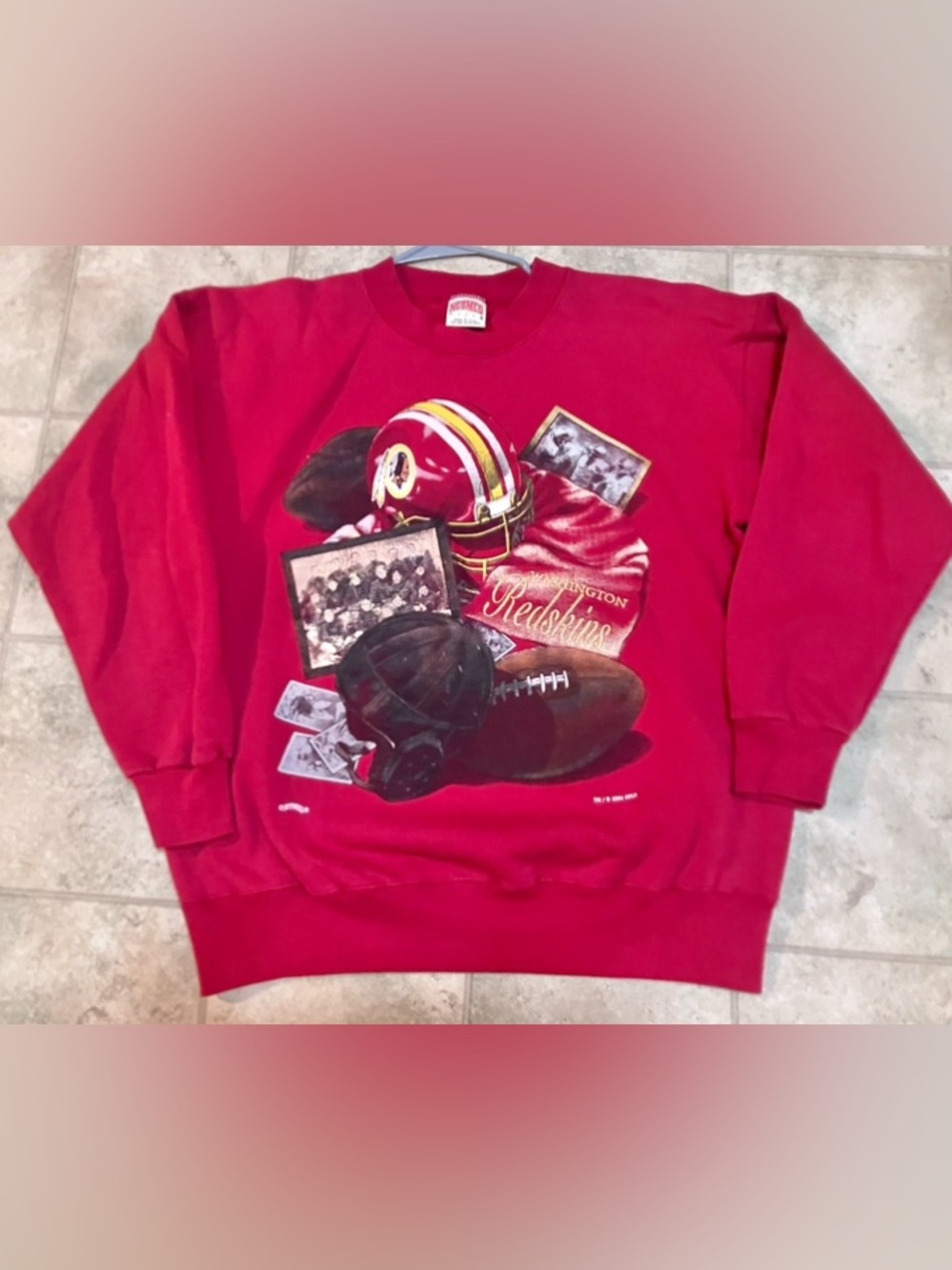 Vintage NFL 1994 Nutmeg Mills Washington Redskins Crewneck Sweatshirt Sz L NICE